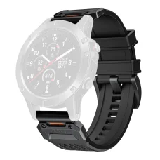  Techsuit - Gyorscsatlakozós Óraszíj 22mm (W068) - Garmin Fenix 5/5 Plus 6/6 Pro/7/Forerunner 935/945/Approach S60 - Fekete