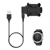 Techsuit - SmartWatch Vezeték nélküli Töltőkábel (TGC5) - Garmin Fenix 3 / 3 HR / 3 Sapphire modellekhez, asztali tartóval, 1m - Fekete thumbnail