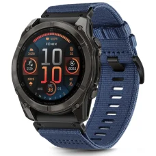  Techsuit - Gyorscsatlakozású 22mm óraszíj (W070) - Garmin Fenix 5/5 Plus 6/6 Pro/7/Forerunner 935/945/Approach S60 - Éjkék