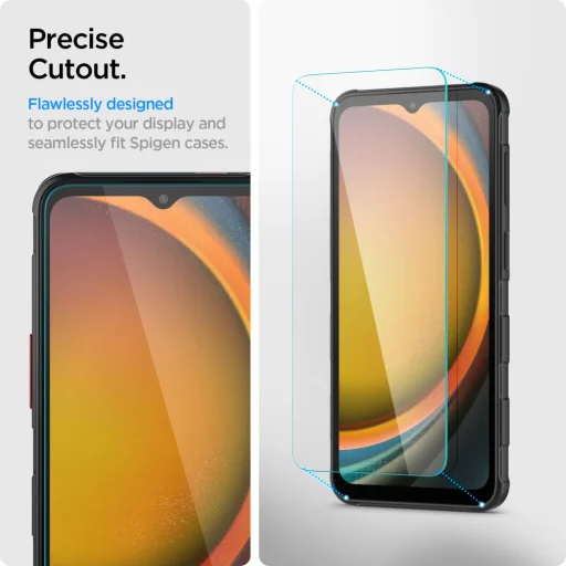 Edzett Üveg Spigen Glas.tr Slim 2-pack Galaxy XCover 7 / 7 Pro Átlátszó üvegfólia - 5