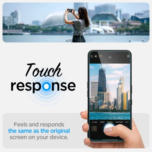 Edzett üveg Spigen Glas.tr ”EZ Fit” Nothing Phone 3a / 3a Pro átlátszó üvegfólia - 5