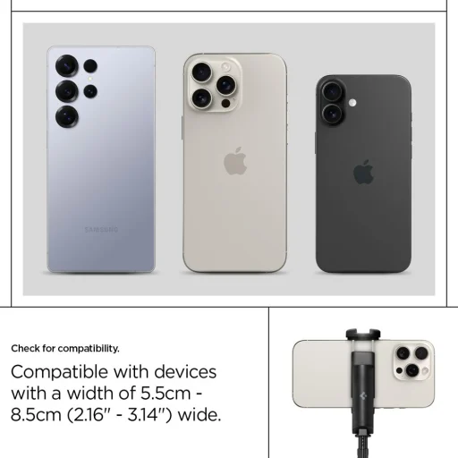 Spigen S541w Bluetooth Selfie Bot Állvány Fekete - 16