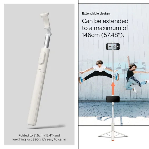 Spigen S541w Bluetooth Selfie Bot Állvány Dűne Bézs - 21