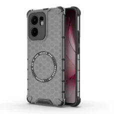 Techsuit - HoneyComb Shield MagSafe - Oppo Reno13 F 4G / Reno13 F 5G / Reno13 FS 5G - Fekete tok