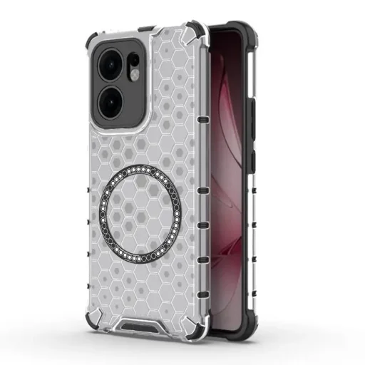  Techsuit - HoneyComb Shield MagSafe - Oppo Reno13 F 4G / Reno13 F 5G / Reno13 FS 5G - Fehér tok - 1