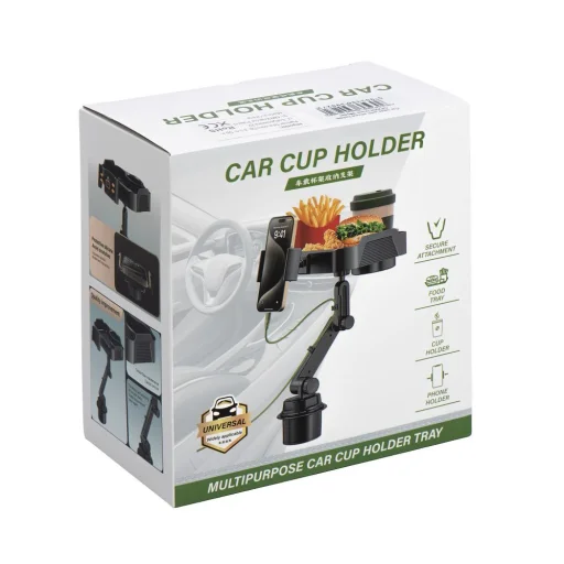 Autós asztal telefon tartóval CP2008 fekete - 4