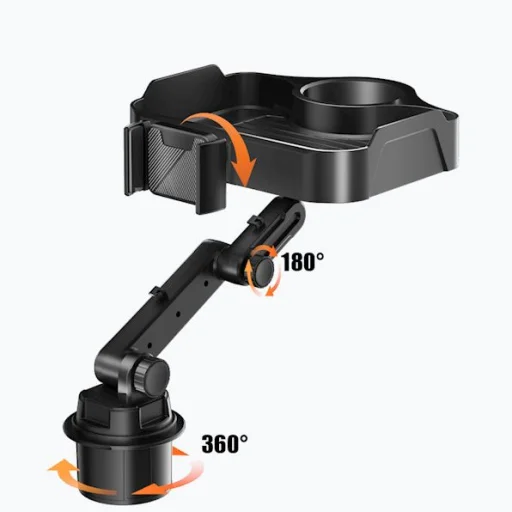 Autós asztal telefon tartóval CP2008 fekete - 6