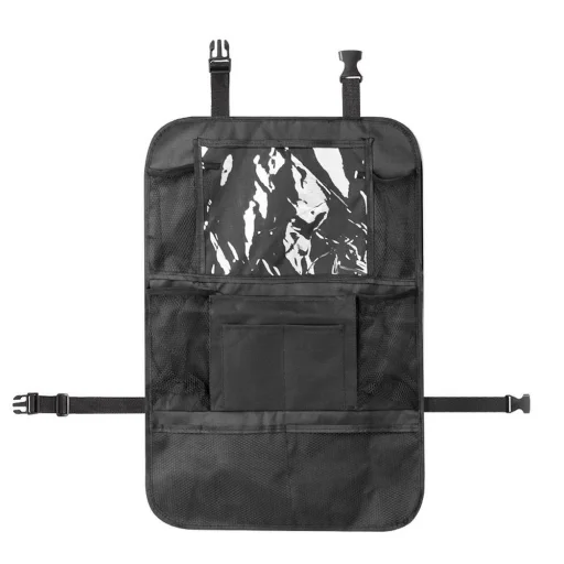 Elülső ülésekhez való autós rendező rekeszekkel BY-1298 fekete - 2