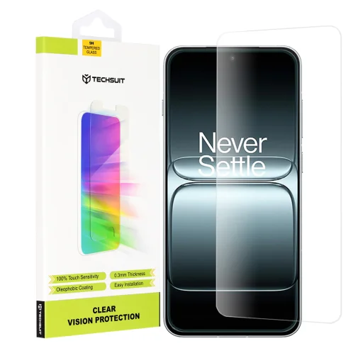  Techsuit - Tiszta Látás Üveg - OnePlus 13T - Átlátszó üvegfólia - 1