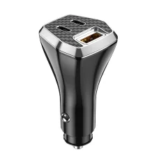 JELLICO autós töltő F15 PD 88,5W 2xUSB-C + 1xUSB QC3.0 Fekete