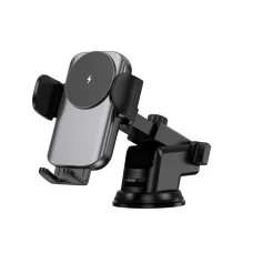 JELLICO autós tartó vezeték nélküli töltéssel W19 15W Fekete