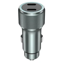 JELLICO autós töltő F17 PD 60W 2xUSB-C Fekete