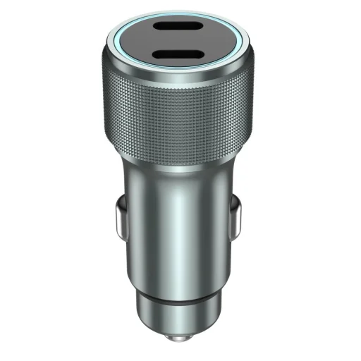 JELLICO autós töltő F17 PD 60W 2xUSB-C Fekete - 1