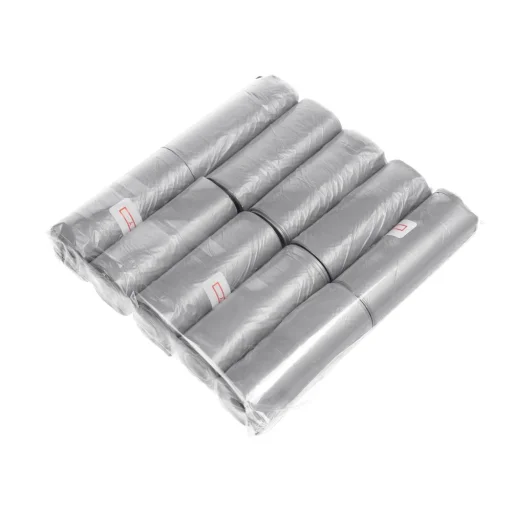 Műanyag zacskók kutyaürülékhez 10 tekercs ezüst - 1