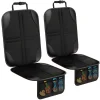 Védő autós ülésvédő szőnyeg szervezővel fekete thumbnail