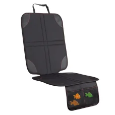 Védő autós ülésvédő szőnyeg szervezővel fekete