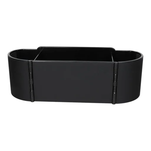 Első ülés hátlapjára szerelhető tárolódoboz fekete - 5