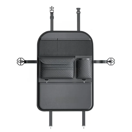 Első ülésekhez való autós szervező rekeszekkel D03 fekete - 1