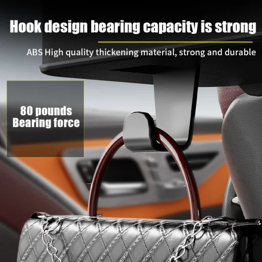 Autós rendszerező első ülésekhez rekeszekkel SN-517 fekete - 6