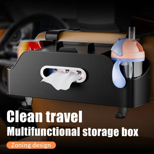 Autósülés rendező rekeszekkel OXFORD fekete - 5