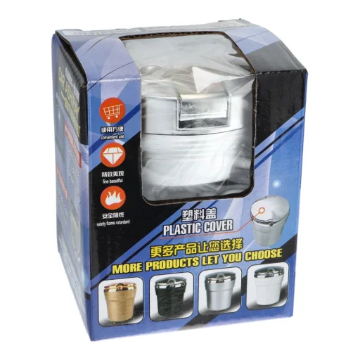 Autós hamutartó KRÓM ezüst - 3