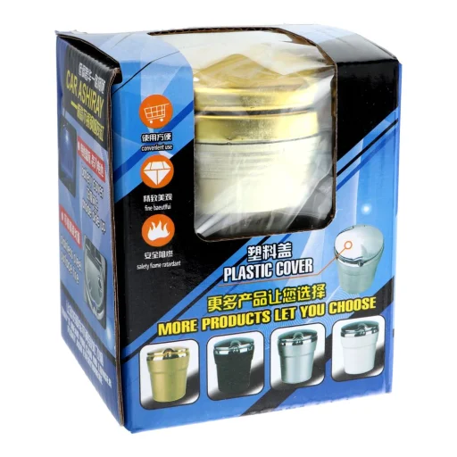 Autós hamutartó KRÓM arany - 3