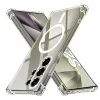  Samsung Galaxy S24 Ultra Átlátszó Techsuit Ütésálló Átlátszó Szilikon MagSafe tok thumbnail