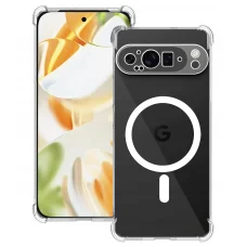  Techsuit - Ütésálló Átlátszó Szilikon MagSafe - Google Pixel 9 Pro - Átlátszó tok