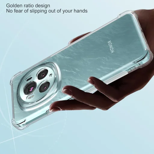  Techsuit - Ütésálló Átlátszó Szilikon - Honor Magic6 Pro - Átlátszó tok - 4