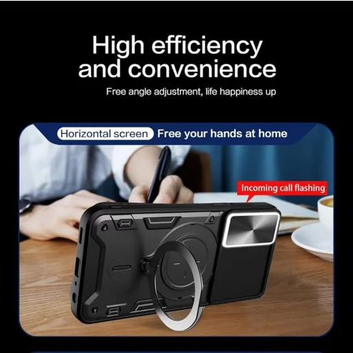  Techsuit - CamGuard Pro - Honor X7b / X7b 5G / 90 SMART - Kék tok - 6