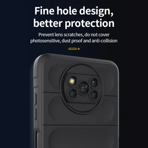  Techsuit - Magic Shield - Xiaomi Poco X3 / Poco X3 NFC / Poco X3 Pro - Fekete tok - 6