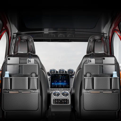 Autós ülésrendező első ülésekhez rekeszekkel NAPPA fekete - 2