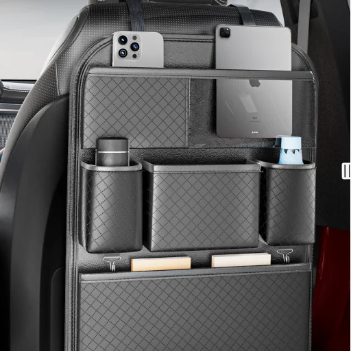 Autós ülésrendező első ülésekhez rekeszekkel NAPPA fekete - 5