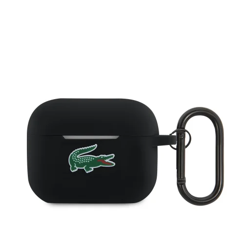  Apple AirPods Pro 2 Lacoste Liquid Silicon Croc Logo tok Fekete - 1