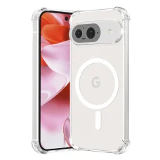  Techsuit - Ütésálló Átlátszó Szilikon MagSafe - Google Pixel 9 - Átlátszó tok