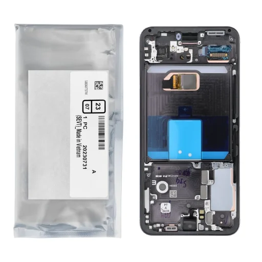 ServicePack LCD Kijelző SAMSUNG S22 S901 GH82-27520A Fekete - 5