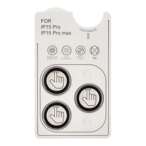  Apple iPhone 15 Pro/15 Pro Max White Titanium OBAL:ME Lencsevédő üvegfólia - 3