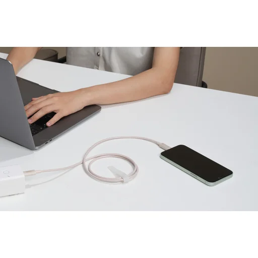 Baseus Habitat Series gyorstöltő kábel USB-C - USB-C, 100W, 2m (zöld) - 12