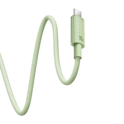 Baseus Habitat sorozatú gyorstöltő kábel USB-C - USB-C, 100W, 1m (zöld) - 6