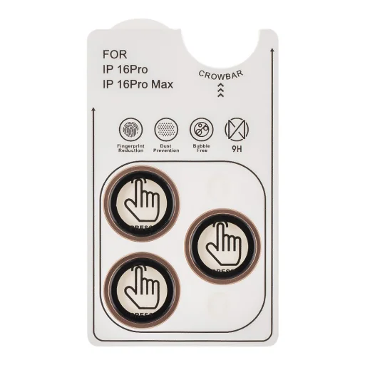  Apple iPhone 16 Pro/16 Pro Max Desert Titanium OBAL:ME Kamera lencsevédő üvegfólia - 3
