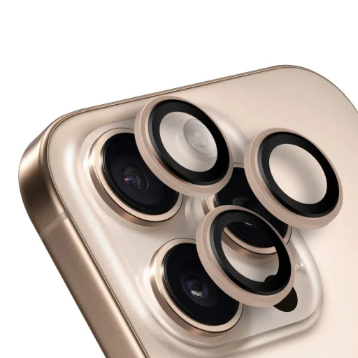  Apple iPhone 16 Pro/16 Pro Max Desert Titanium OBAL:ME Kamera lencsevédő üvegfólia - 1