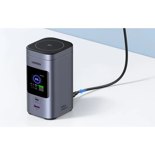 Nexode Column Power Bank Ugreen 20000mAh 145W Qi2 Display - 4