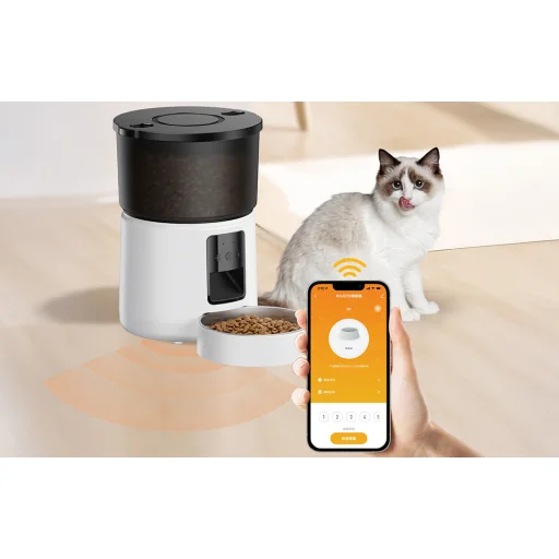 Rojeco 3L WiFi verziójú automata etető (fehér) - 5