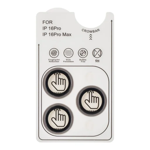  Apple iPhone 16 Pro/16 Pro Max természetes titán OBAL:ME Objektívlencse védőüveg üvegfólia - 3