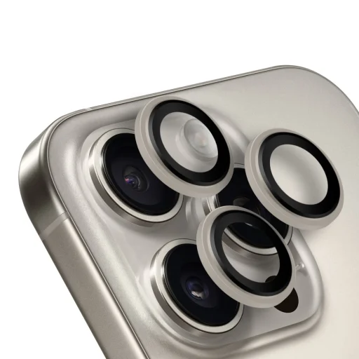  Apple iPhone 16 Pro/16 Pro Max természetes titán OBAL:ME Objektívlencse védőüveg üvegfólia - 1