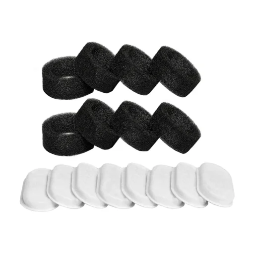 Rojeco 3,2L/2L Rozsdamentes Acél Macska Ivókút Szűrők 8 darab - 1