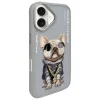NIMMY tok GLASSES COOL DOG iPhone 16-hoz szürke tok thumbnail