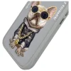 NIMMY tok GLASSES COOL DOG iPhone 16-hoz szürke tok thumbnail