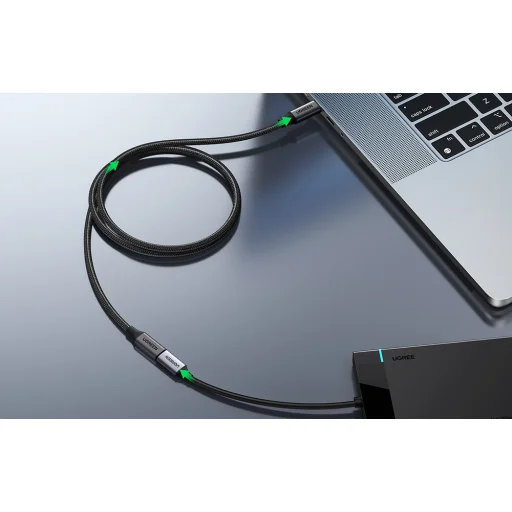 Ugreen USB 3.2 Hosszabbító Kábel US372 USB-C férfi - USB-C női Gen 2 1m (fekete) - 5