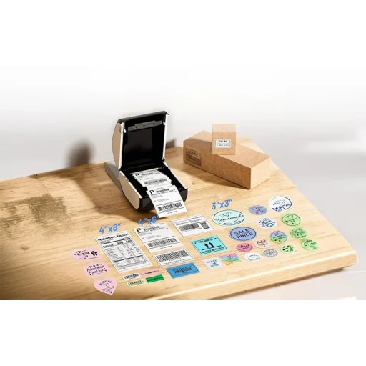 Phomemo D520 hordozható címkenyomtató (fekete-fehér) - 2